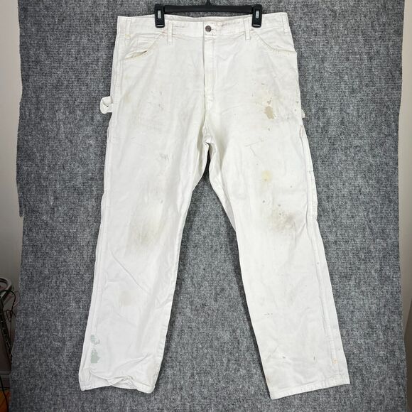 Dickies Sherwin Williams Painters 38x32 Streetwear Artist Skater Baggy Splatter - Picture 2 of 9